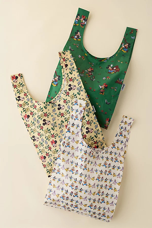 DISNEY BAGGU Standard Reusable Tote Bag Set - Storybook Mix in Storybook Mix at Urban Outfitters | Urban Outfitters (US and RoW)