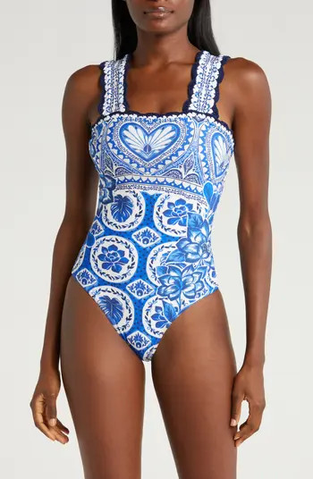 Tile Dream One-Piece Swimsuit | Nordstrom