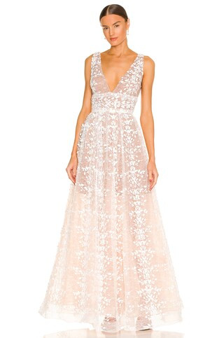 Bronx and Banco Megan Blanc Maxi Dress in White from Revolve.com | Revolve Clothing (Global)