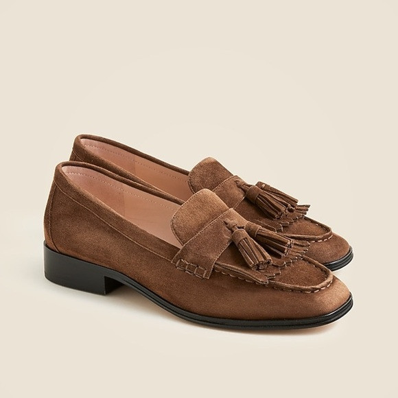 J Crew Maison tassel loafers in suede CM905 | Poshmark