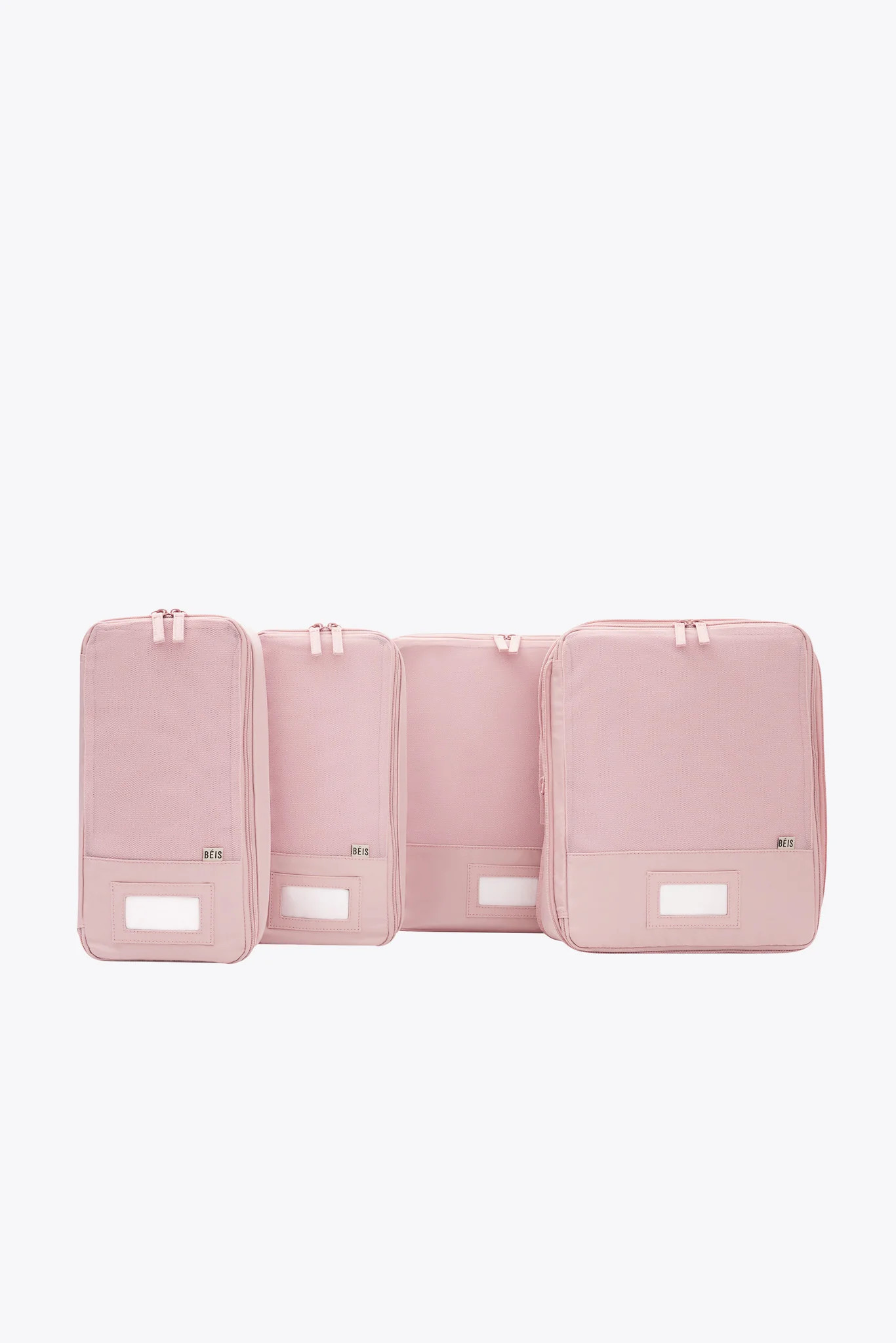 The Compression Packing Cubes 4 pc in Atlas Pink | BÉIS Travel