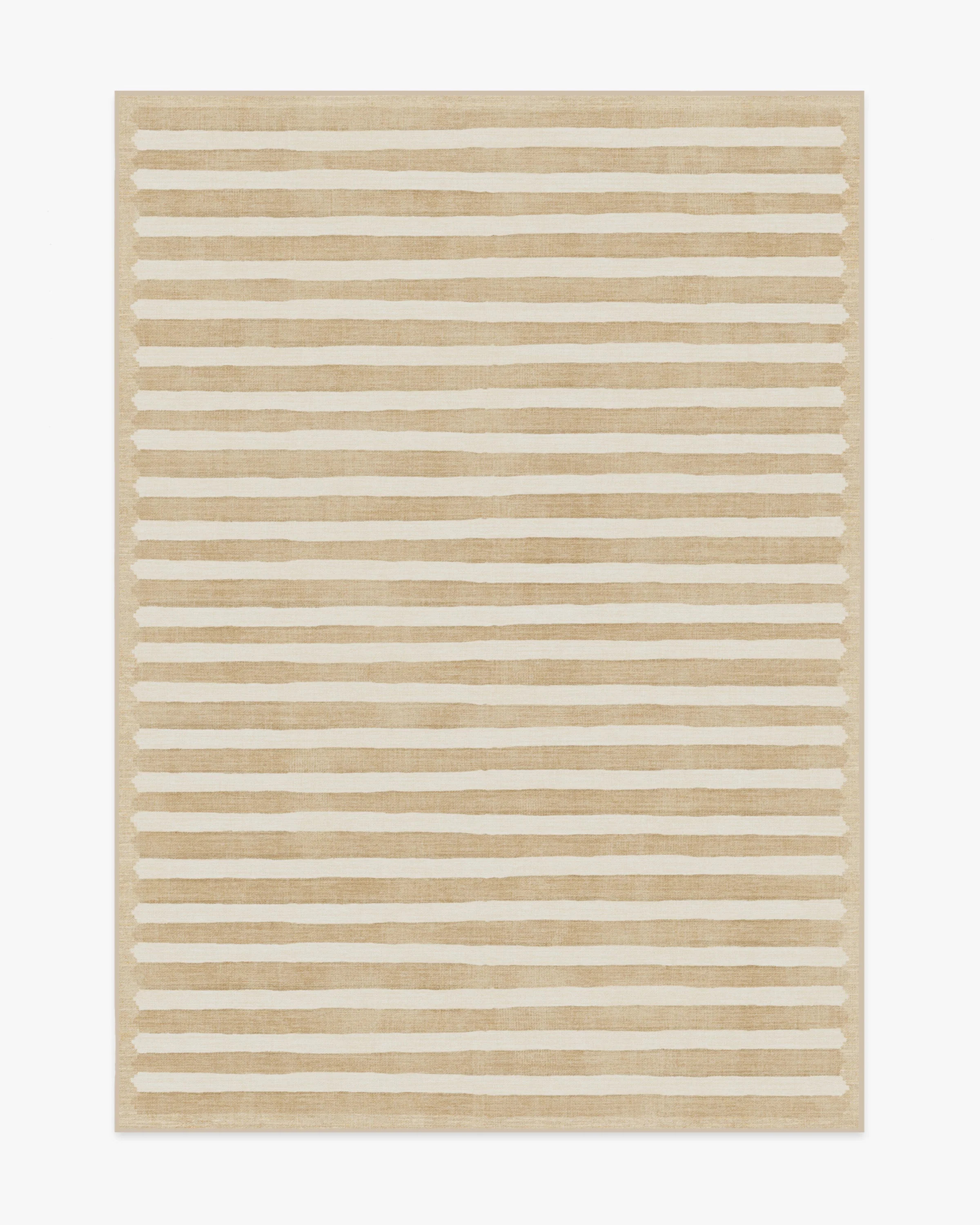 goop Elin Stripe Latte Cream Rug | Ruggable | Ruggable