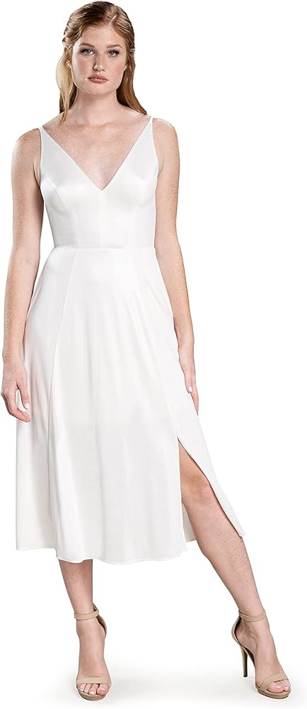 Dress the Population Women's Serafina Fit and Flare Midi Dress | Amazon (US)