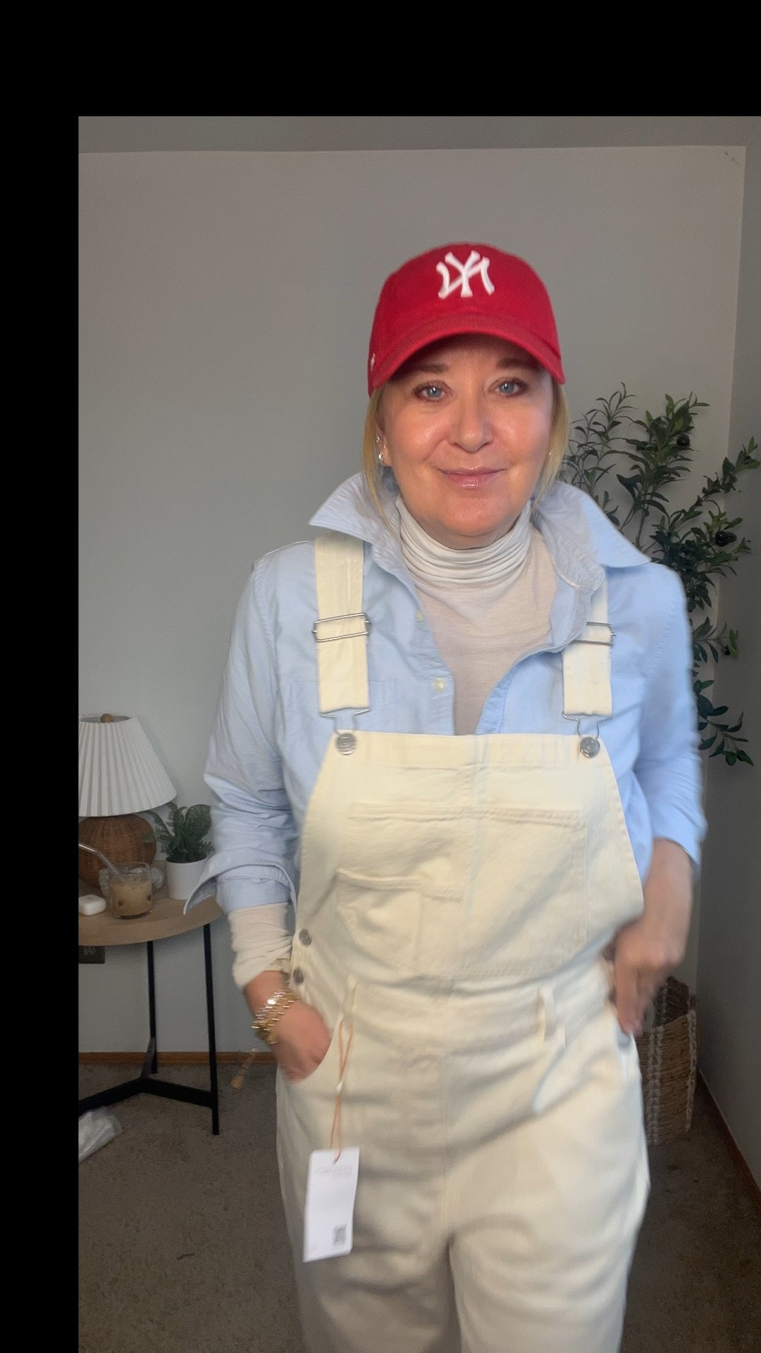 Love those overalls from Quince! 
Wearing a medium

#LTKootd #LTKgrwm #LTKOver40