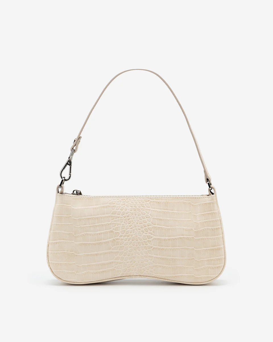 JW PEI Women's Eva Shoulder Handbag - Ivory Croc | JW PEI US