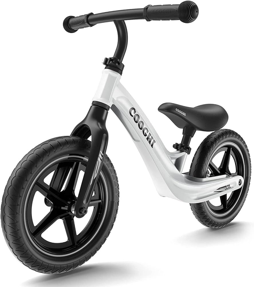 COOGHI S3 Balance Bike, 1-Piece Magnesium Alloy Frame Toddler Bike, Lightweight Sport Training Bi... | Amazon (US)