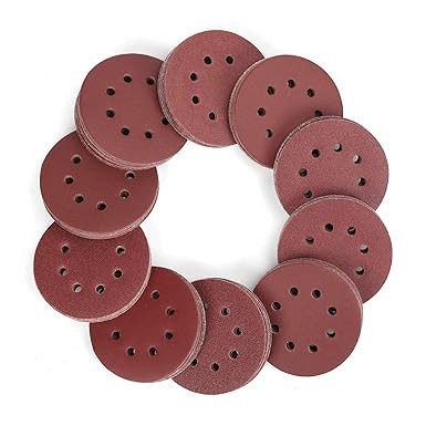 WORKPRO 150-piece Sanding Discs Set - 5-Inch 8-Hole Sandpaper 10 Grades Include 60, 80, 100, 120,... | Amazon (US)