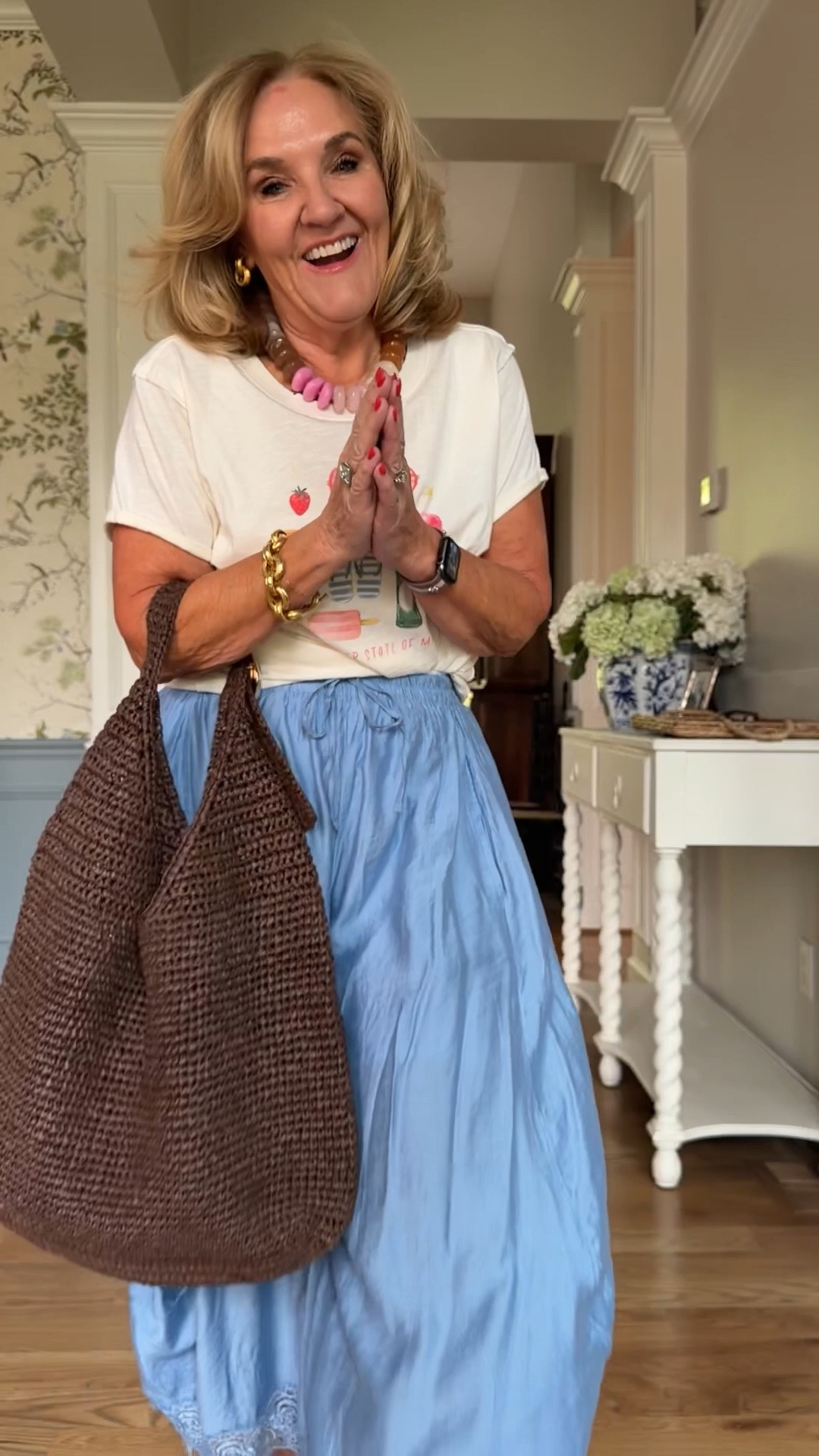 20% off Anthropologie with code NANETTE20 

Super cool funky pants!!! 

Size medium in the tee and pants