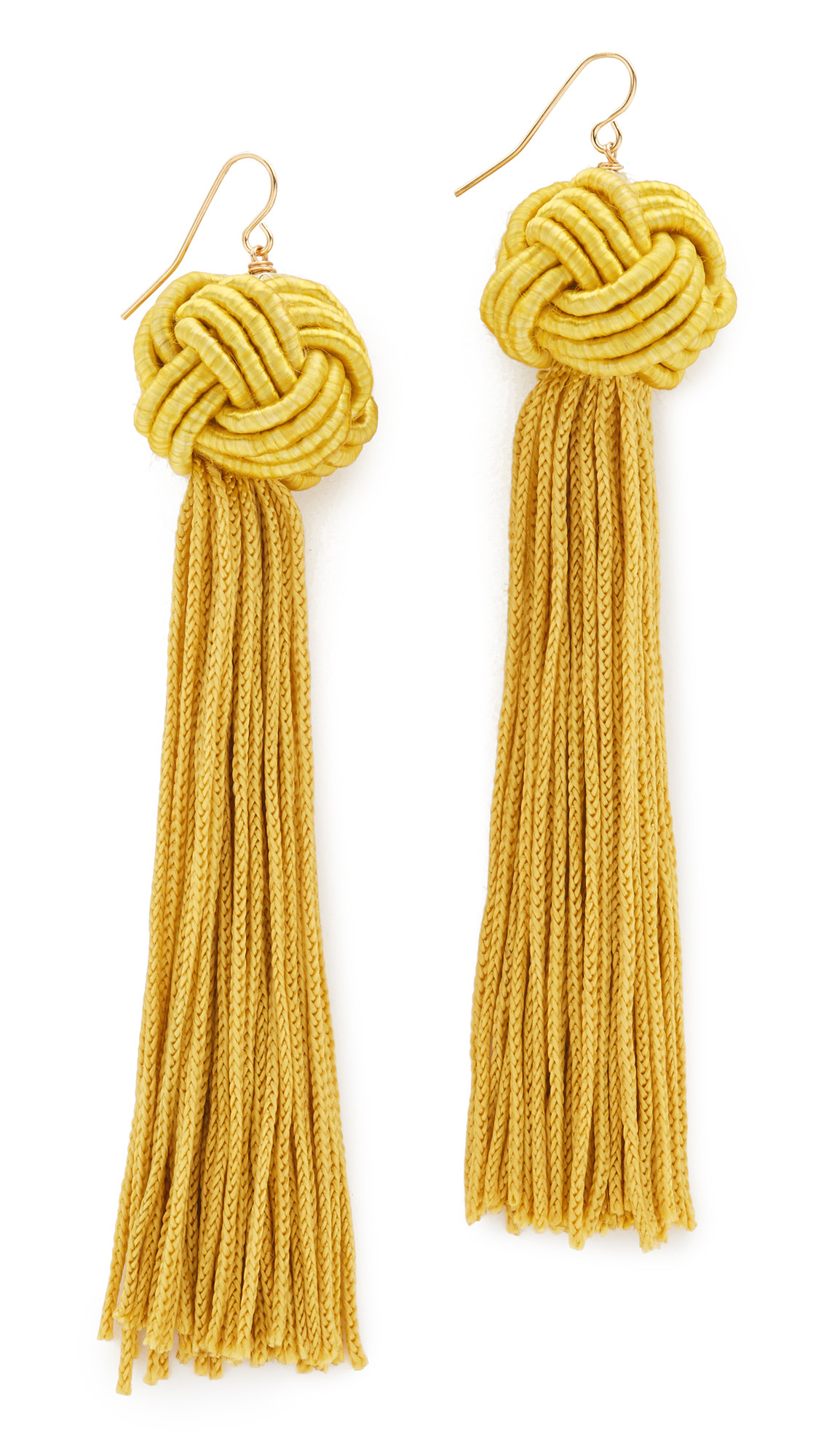 The Astrid Knotted Tassel Earrings | Shopbop