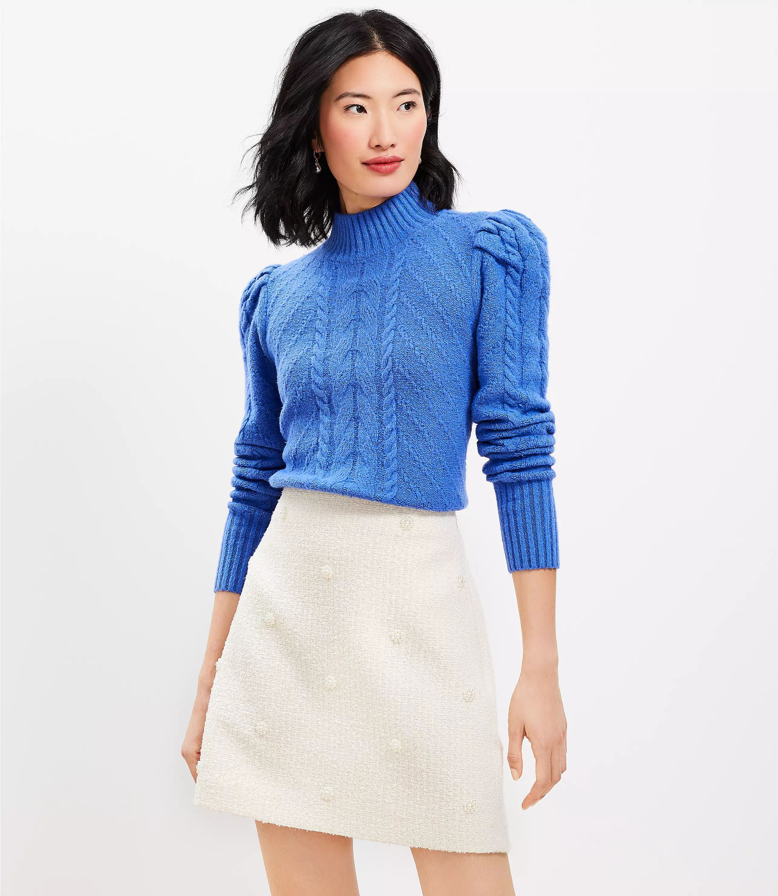 Petite Tweed Shift Skirt | LOFT
