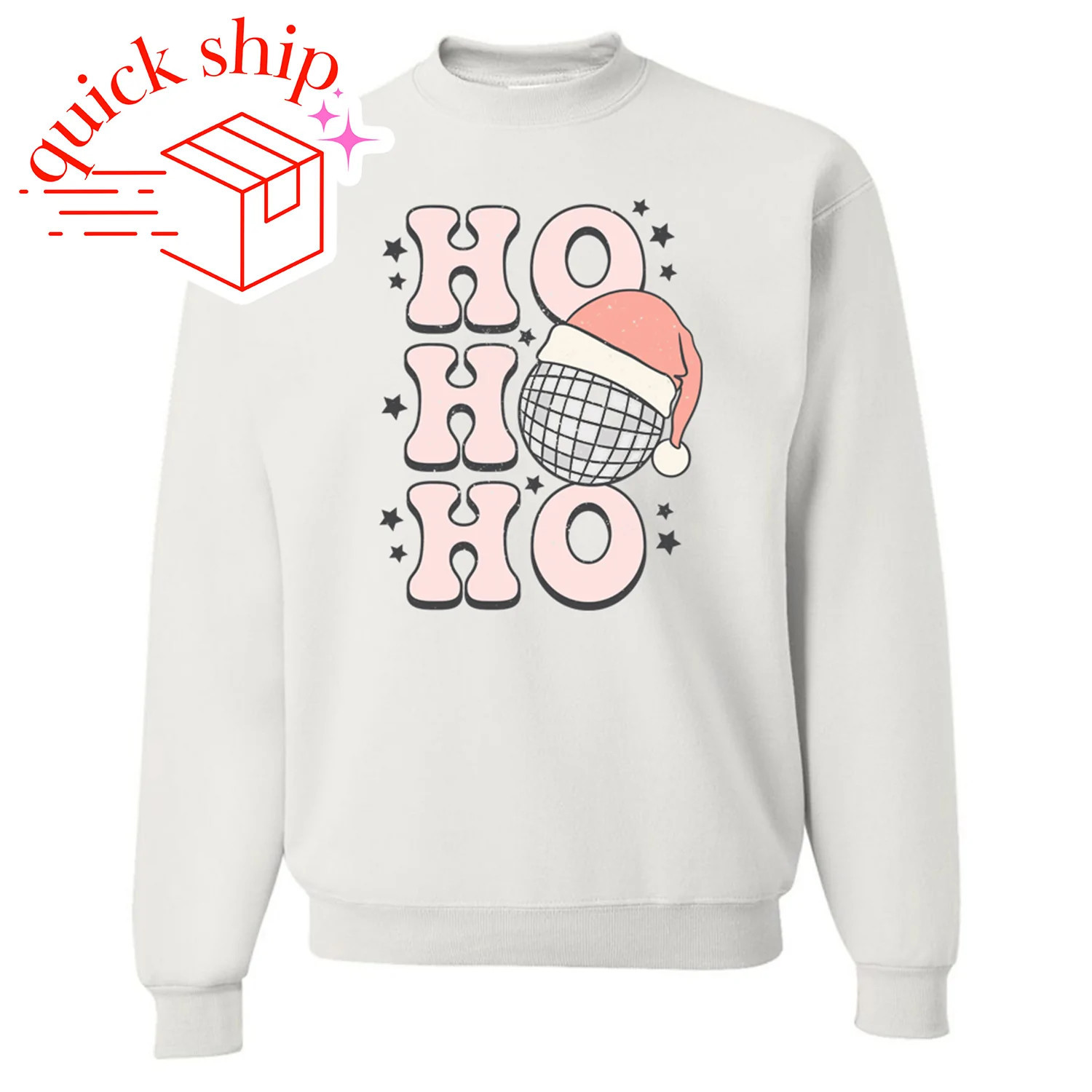 'Ho Ho Ho Disco' Crewneck Sweatshirt | United Monograms