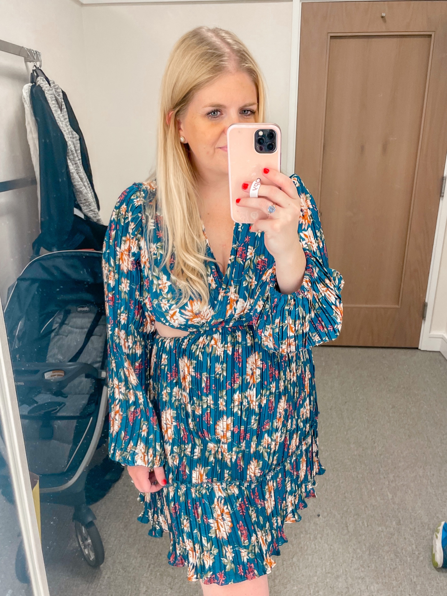 Blue floral cutout dress on sale during the nordstrom anniversary sale

#LTKFind #LTKsalealert #LTKxNSale