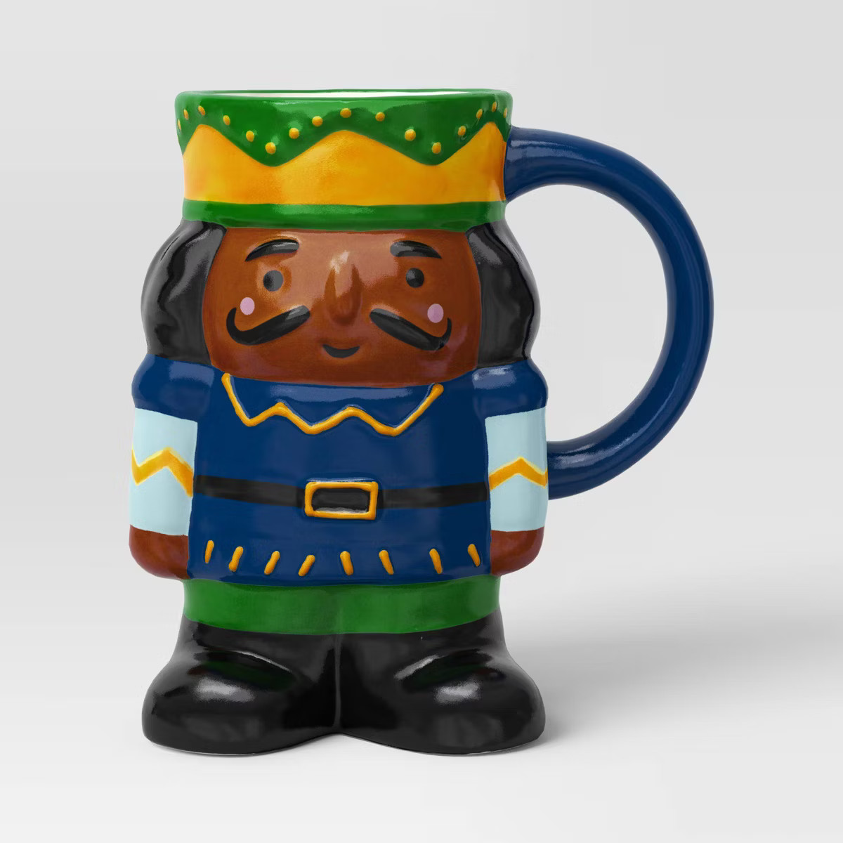 16oz Christmas Earthenware Figural Nutcracker Mug - Wondershop™ | Target