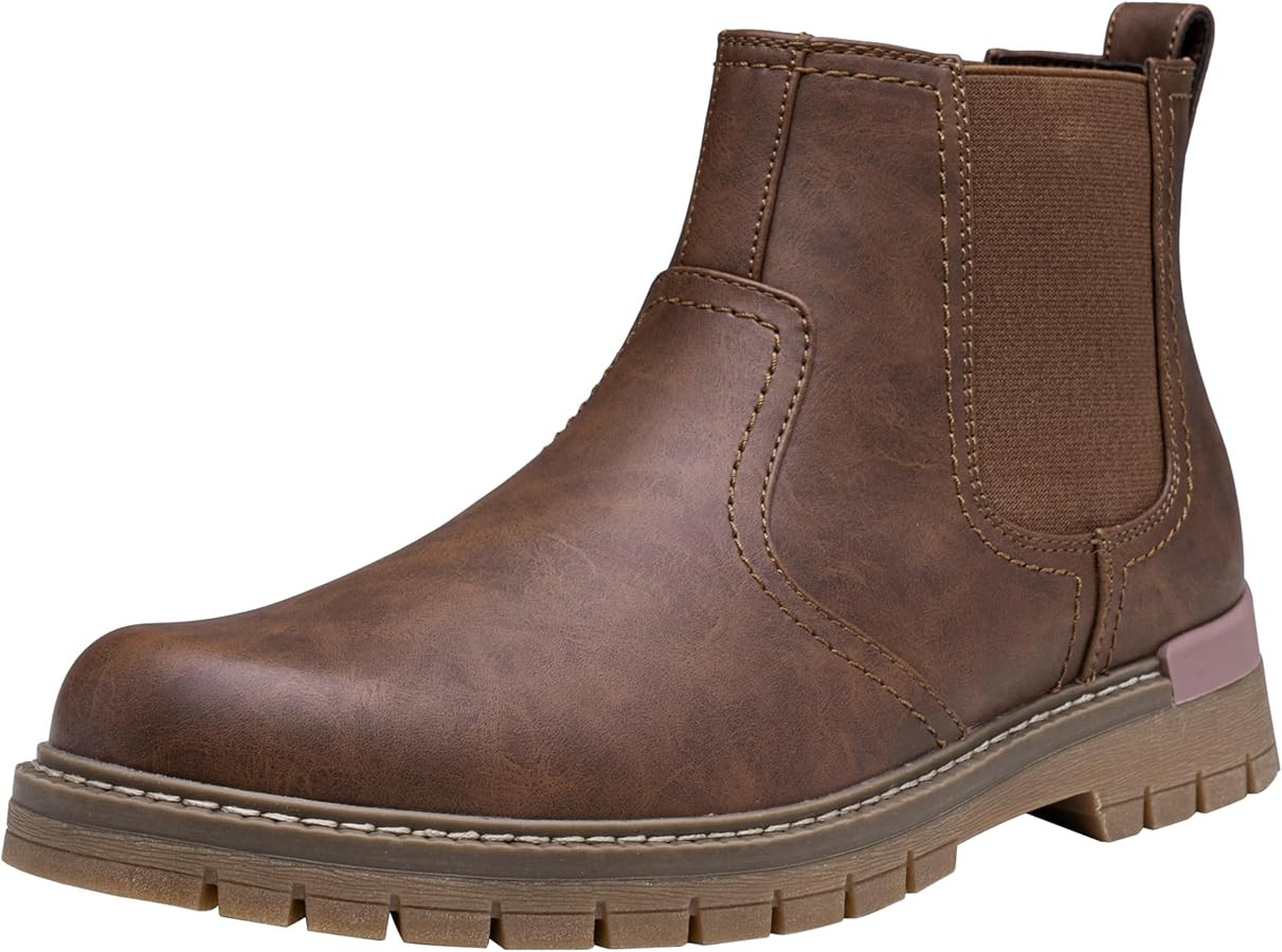 Jousen Chelsea Boots Men Casual Slip On Ankle Boots for Men | Amazon (US)