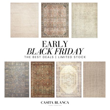 Early Black Friday deals on bestselling rugs! 

#LTKsalealert #LTKhome #LTKCyberWeek