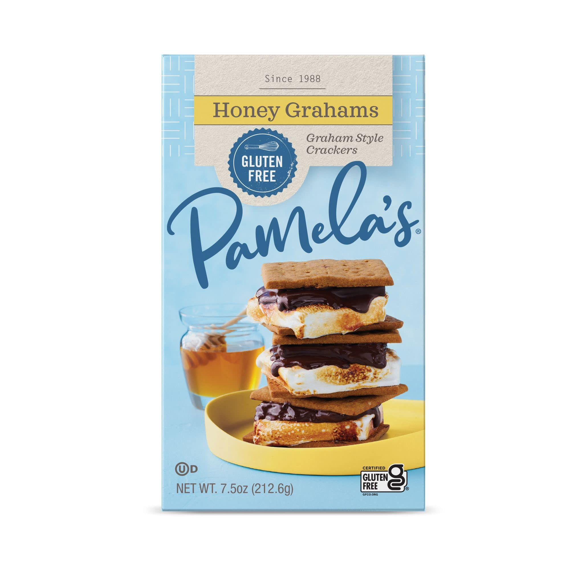 Pamela's Products Gluten Free Honey Graham Crackers, 7.5 oz | Amazon (US)