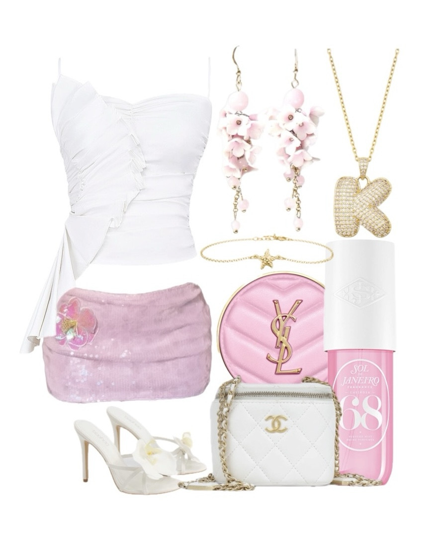 Pink sequin skirt outfit inspo🫶 #sequin 

#LTKeurope #LTKspring #LTKuk