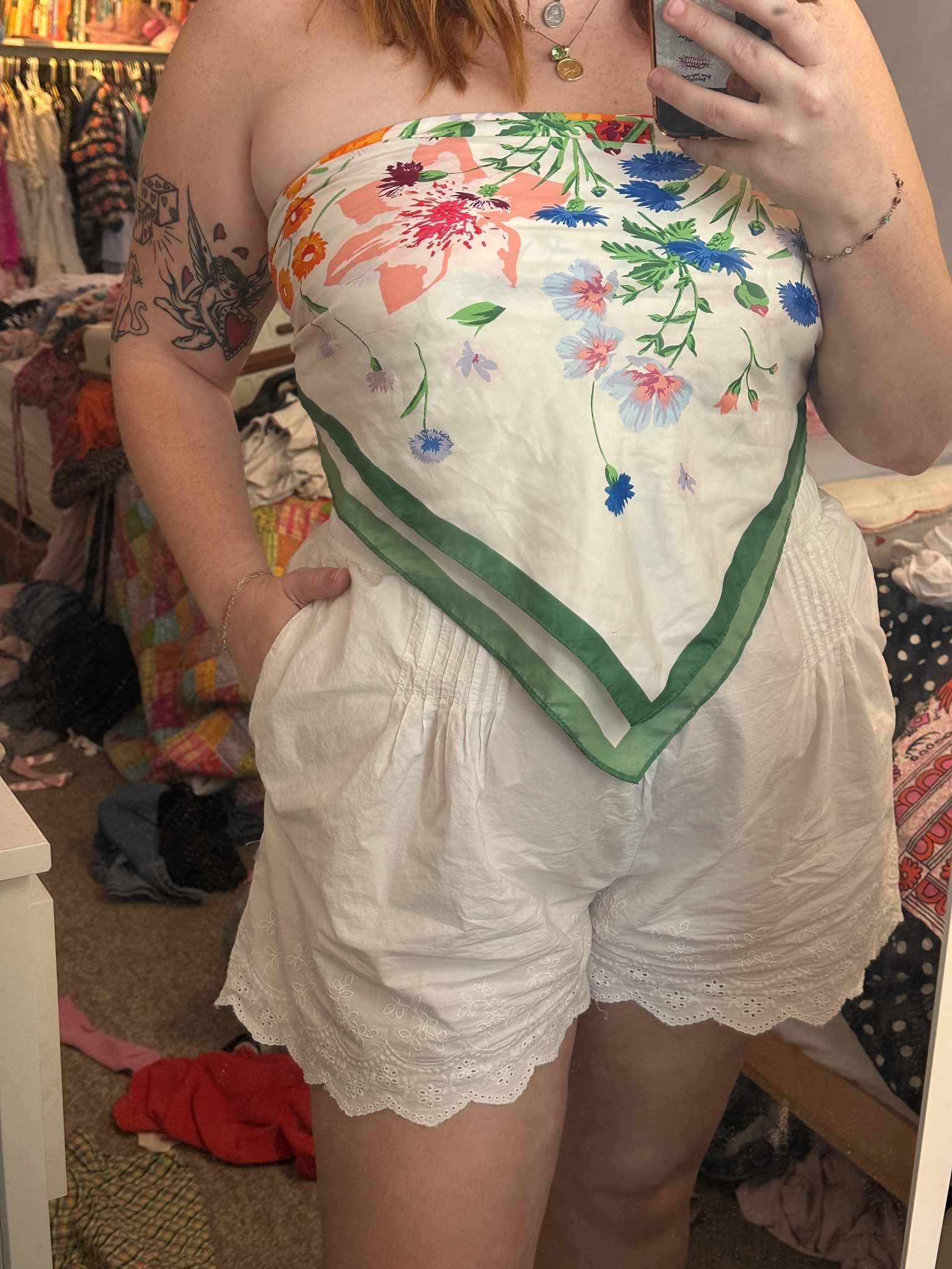 Springtime - floral - light - airy - outfit - ootd - midsize - Anthropologie - silk - cotton - 

#LTKplussize #LTKfindsunder100 #LTKSeasonal
