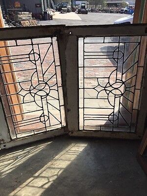 Sg 12272 Available Price Separate Antique Leaded Glass Window 21 X 30.5 Each | eBay US