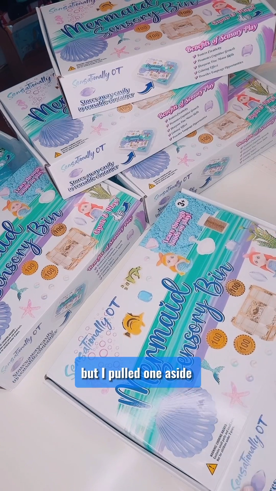 Check out the process behind packaging a special order of our sand bins. Every detail is handled with care to ensure the highest quality for you and your kids to enjoy. 💗

Our sensory bins are designed to spark creativity and support sensory development. ⭐️

Order yours and see how we create fun and learning in every box!
Drop the word "BOX" to get the direct link sent to your inbox.

#Sensationallyot #easykidsactivities #letterrecognition #toddleractivity 
#momhack #Hack #SensoryKitSubscription #toddleractivity #PackingProcess #littlemermaid #kidsgift #finemotorskills #kidsdevelopment 
#occupationaltherapy #kidsactivities #finemotoractivity #giftideasforkids