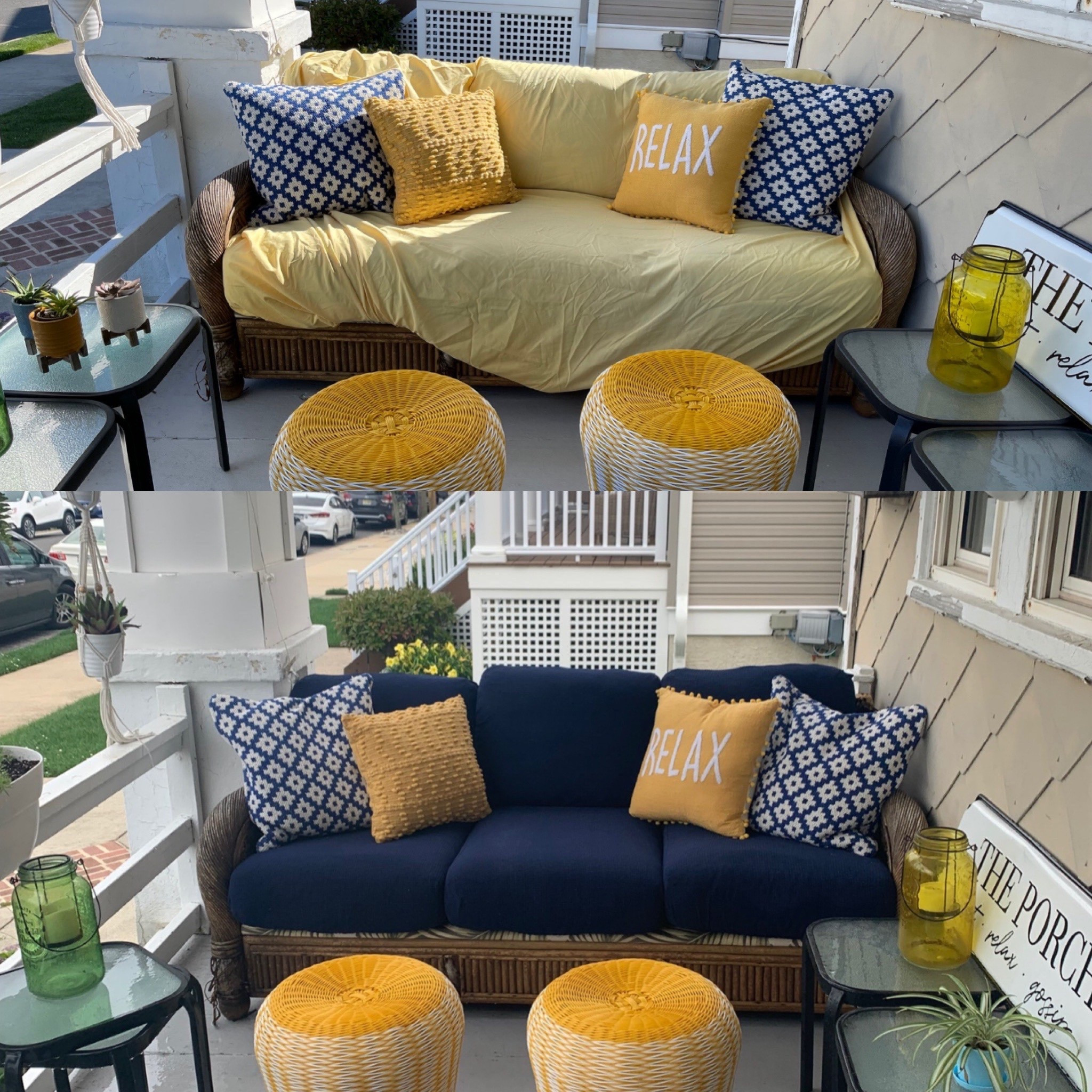 An easy fix for those tired old outdoor cushions ☀️🪑✨
Swap in machine-washable, water-repellent, and super soft cushion covers—your patio just got a glow-up! 💦🧼🌿

#OutdoorRefresh #PatioGoals #CushionHack #EasyDIY #OutdoorLiving #SummerStyle #BeforeAndAfter #MachineWashable #BackyardBliss #DesignTip #HomeHack #WaterRepellent #CozyOutdoors 💫🧺🌞

#LTKSeasonal #LTKHome #LTKFindsUnder50