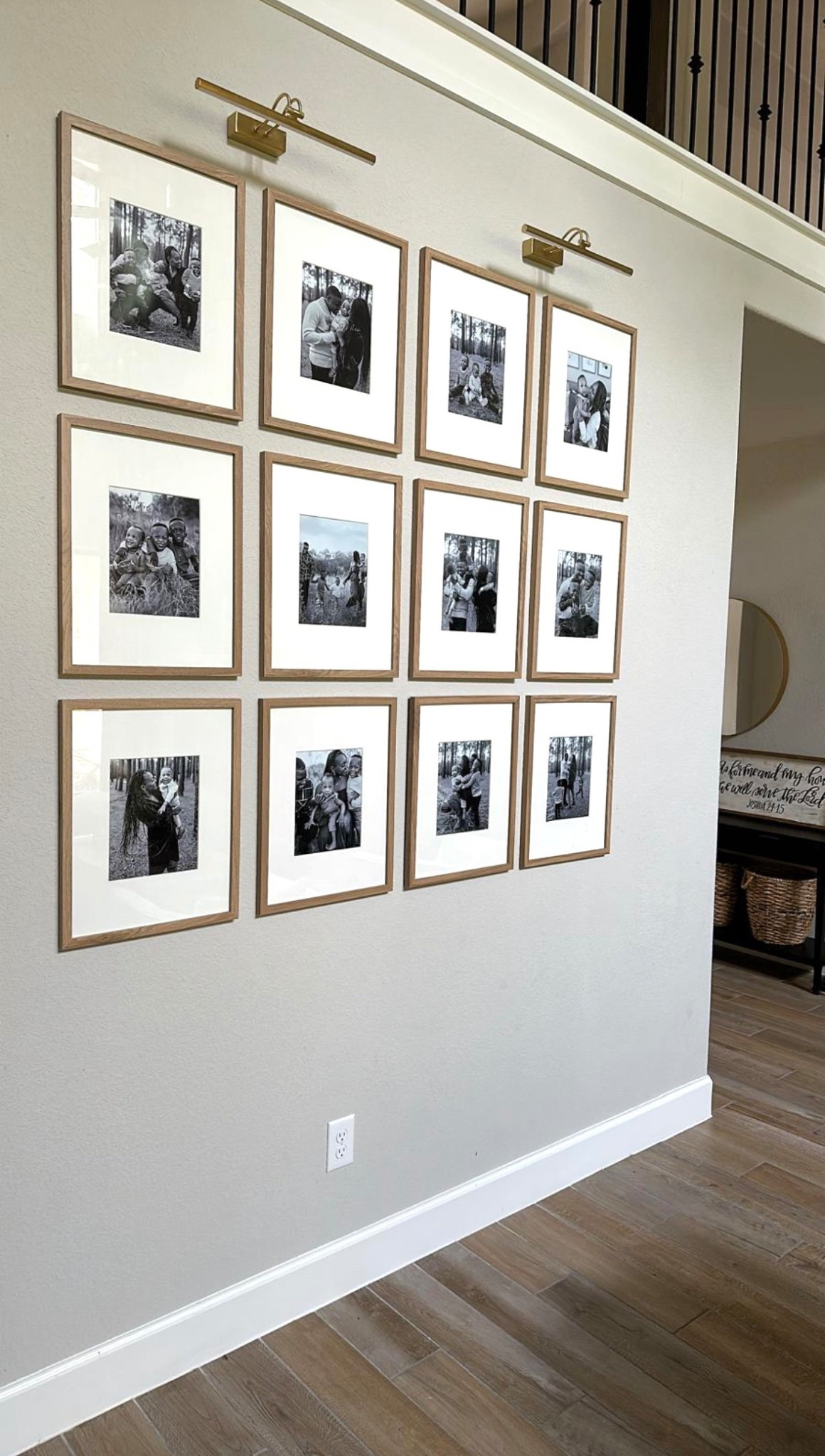 Family photo gallery wall! I have 12 frames in the 14 inch by 18 inch size.


#LTKHome