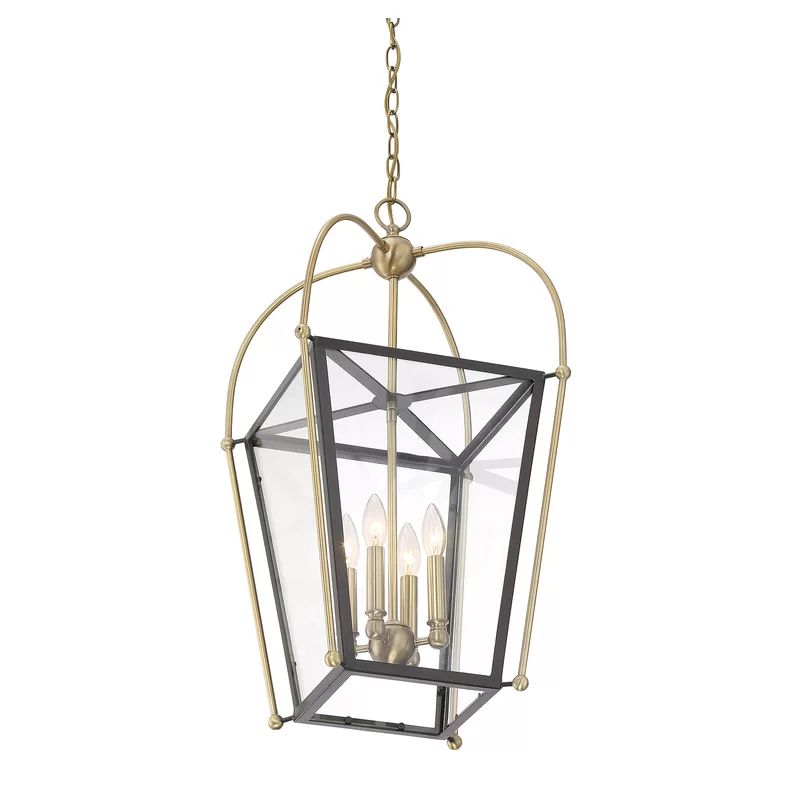 Hedstrom 4 - Light Lantern Geometric Pendant | Wayfair Professional