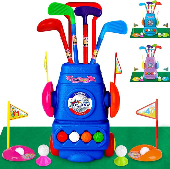 Meland Kids Golf Club Set - Toddler Golf Ball Game Play Set Sports Outdoor Toys Birthday Gifts fo... | Amazon (US)