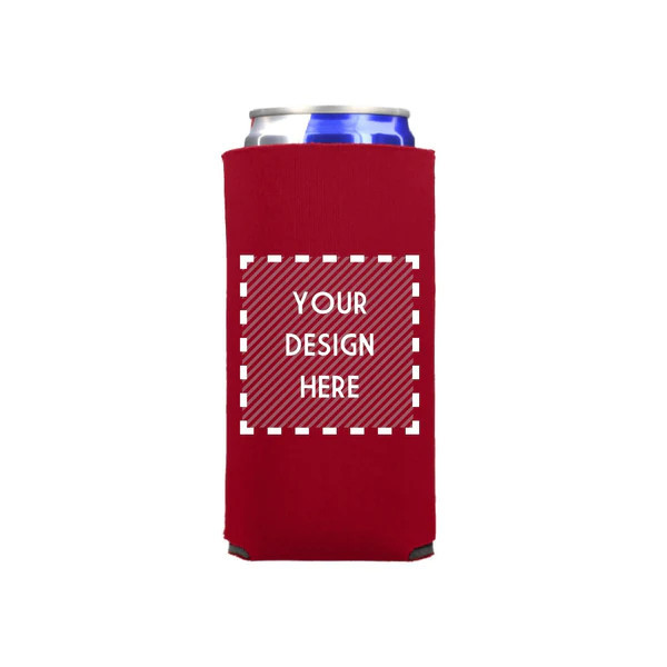 Custom Design Skinny Can Cooler | Sprinkled With Pink