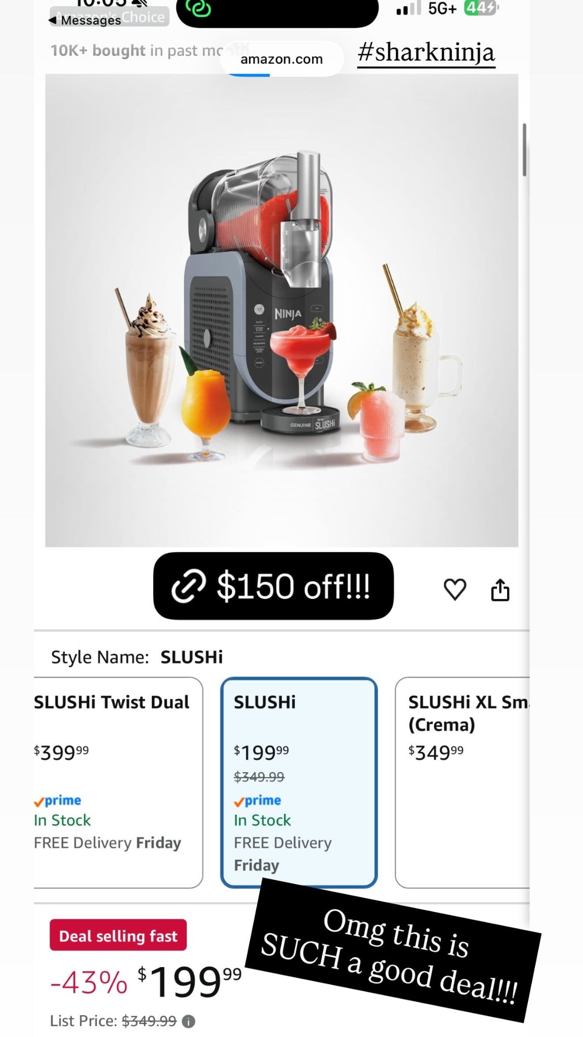 Omg this is 
SUCH a good deal!!! #sharkninja