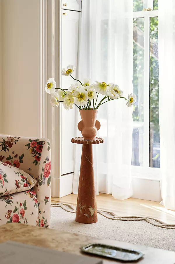 Lyla Marble Drink Table | Anthropologie (US)