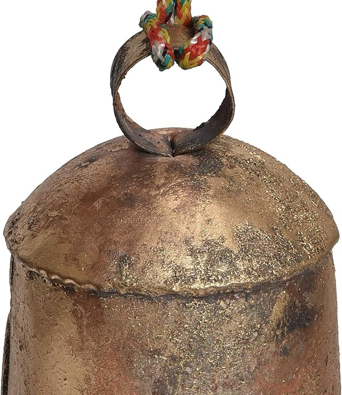 Metal Small Cow Gold Bells Decorative Brass Vintage Rustic Hanging Decorations Bell for Christmas... | Amazon (US)