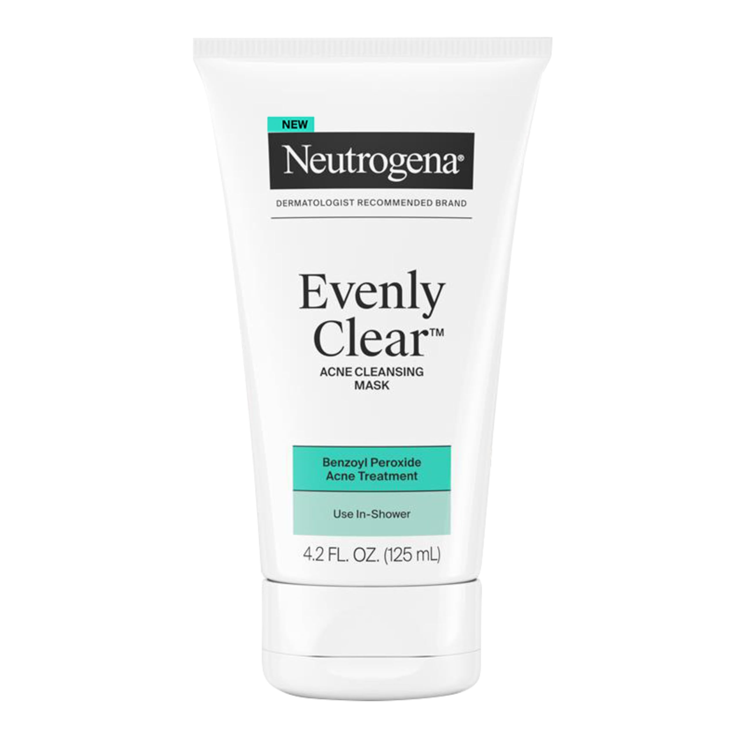 Neutrogena Evenly Clear Acne Cleansing Face Mask with 3.5% Benzoyl Peroxide Treats Breakouts & Be... | Amazon (US)