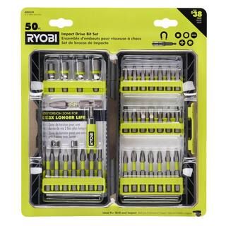 RYOBI Impact Rated Driving Kit (50-Piece)-AR2039 - The Home Depot | The Home Depot