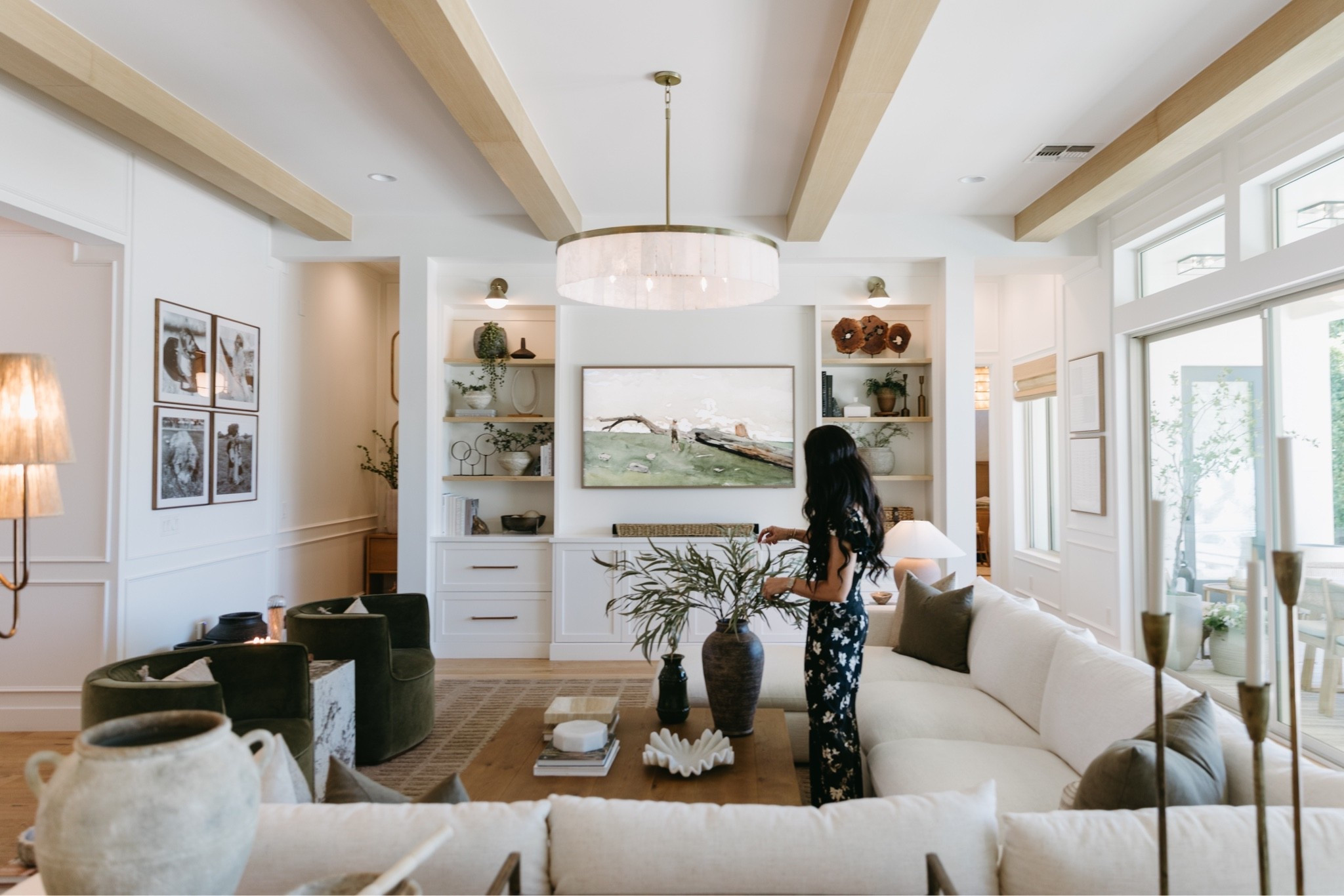 OUR L-SHAPED SECTIONAL IS INQUIRED ABOUT ALMOST DAILY. MY FAVORITE FEATURES ARE THE DEEP SEATS, STORAGE OTTOMAN, REMOVABLE COVER COVERS FOR CLEANING AND THE VERY COMFORTABLE CUSHIONS. ￼￼￼￼