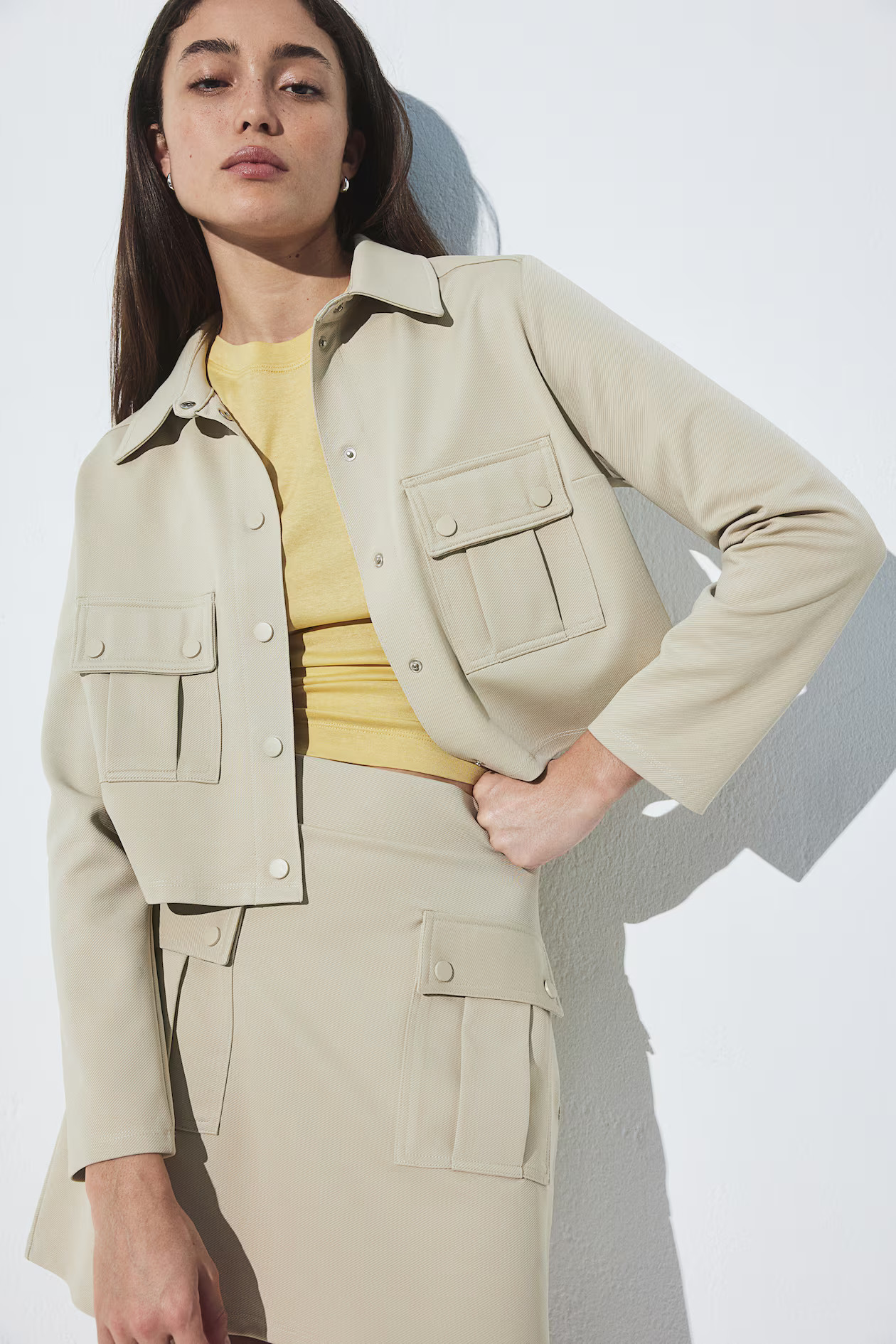 Overshirt aus Jersey - Hellbeige - Ladies | H&M AT | H&M (DE, AT, CH, NL, FI)