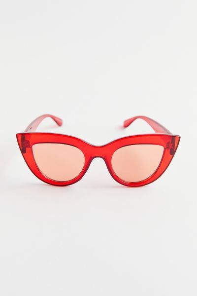 Enid Oversized Cat-Eye Sunglasses | Urban Outfitters (US and RoW)