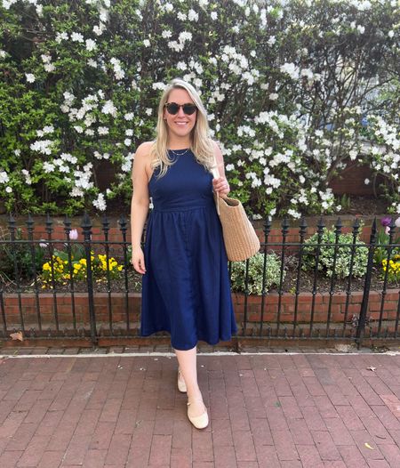 Linen midi dress + lady jacket cardigan + Mary Janes = my spring outfit uniform formula 🌷

Comment “Spring outfit” and I’ll send you the links straight to your DMs! 

Follow along if you’re looking for colorful, classic, and fun outfit inspiration for every day life 💙

•
•
•
•
classic style • preppy • preppy style • casual style • casual outfit • outfit ideas • casual chic • summer style • summer outfit idea • stripe lady jacket 



#LTKfindsunder50 #LTKfindsunder100 #LTKstyletip