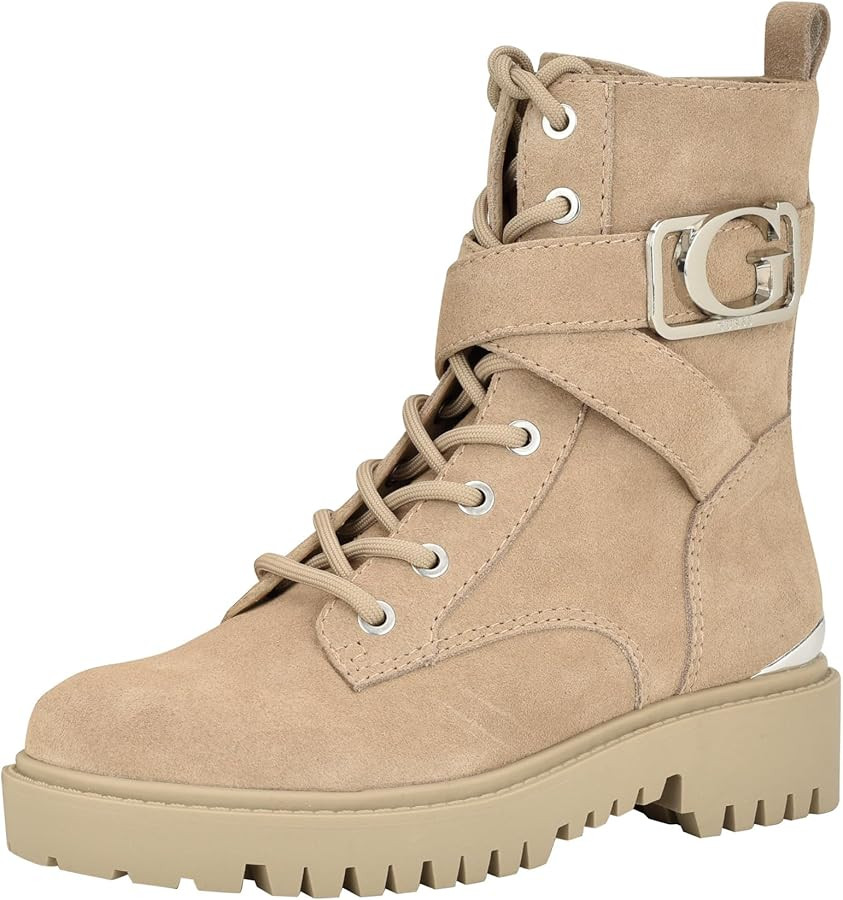 GUESS Women's Orana Combat Boot | Amazon (US)