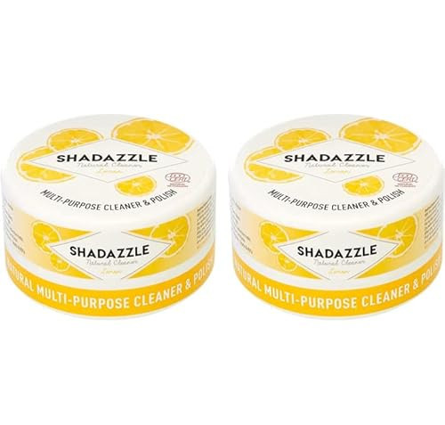 Shadazzle Natural All Purpose Cleaner and Polish – Eco friendly Multi-purpose Cleaning Product – Cleans & Polishes any washable surface (Lemon (2-Pack)) | Amazon (US)