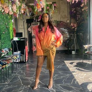 Ombre dress worn once | Poshmark