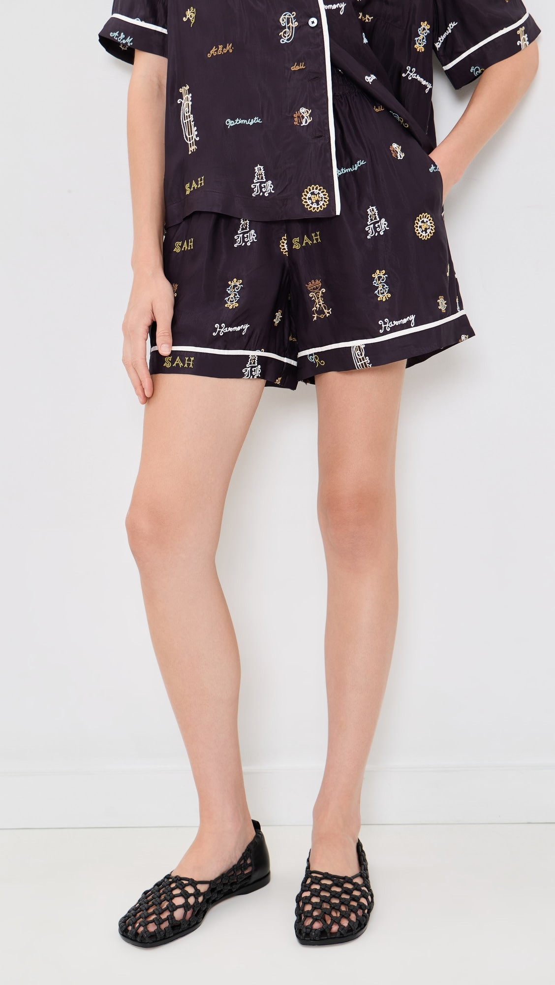 Sea Juliet Embroidered Shorts | Shopbop | Shopbop