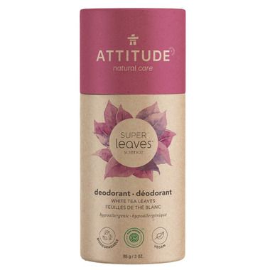 ATTITUDE Super Leaves Plastic-Free Natural Deodorant White Tea Leaves | Well.ca