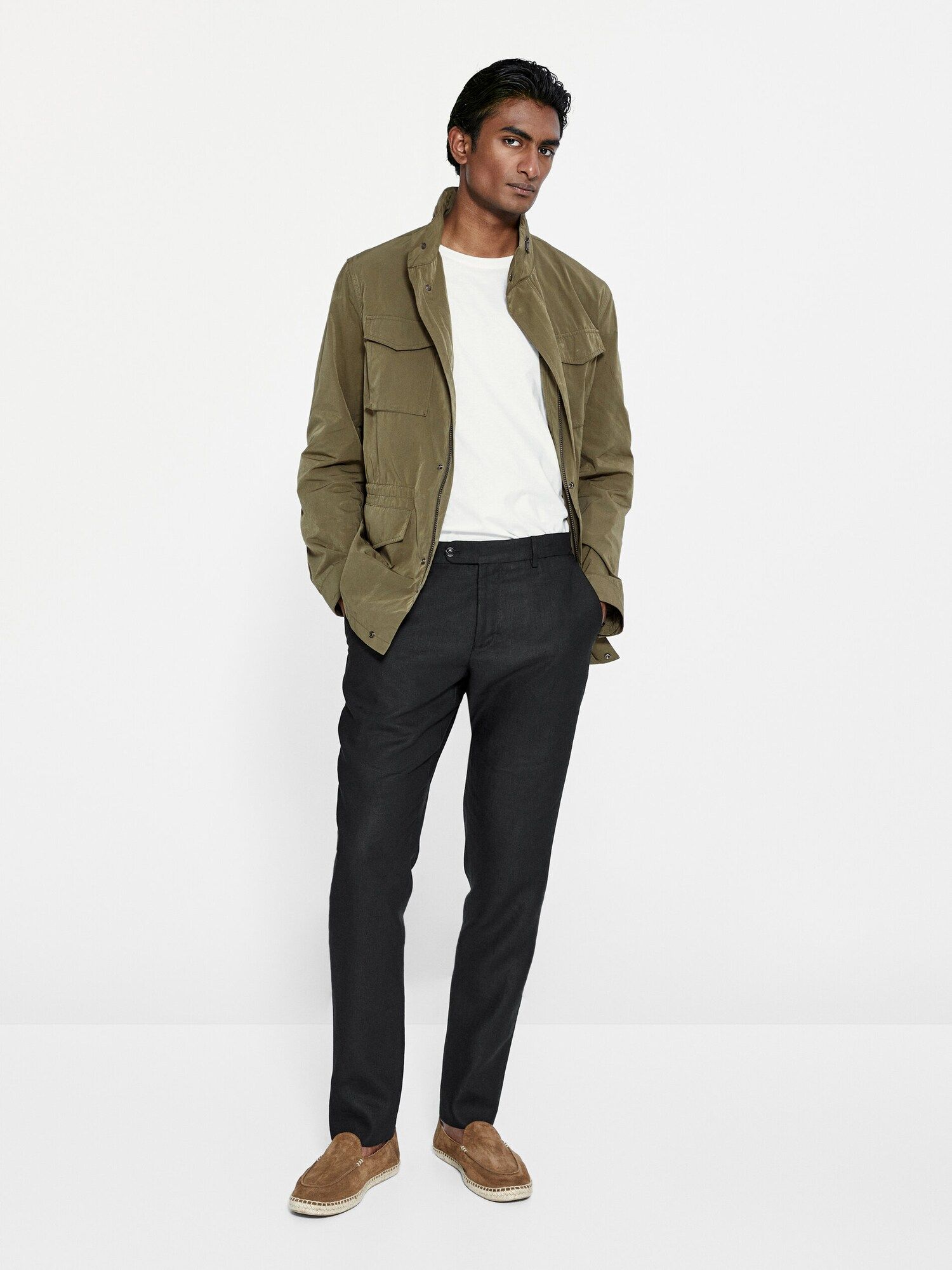 Jacket with pockets | Massimo Dutti (US)