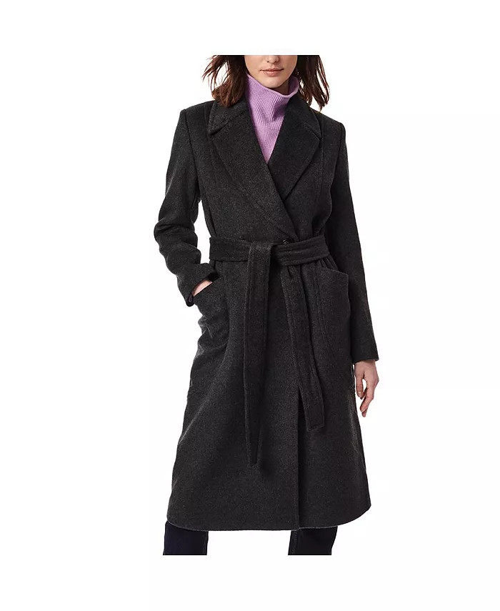 Women's Tie Waist Wool Coat | Macy's