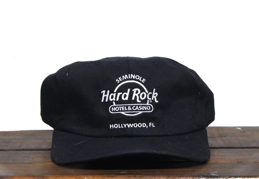 Vintage Seminole Hard Rock Cafe Hotel & Casino Hollywood FL Florida The Guitar Hotel Strapback Ha... | Etsy (US)