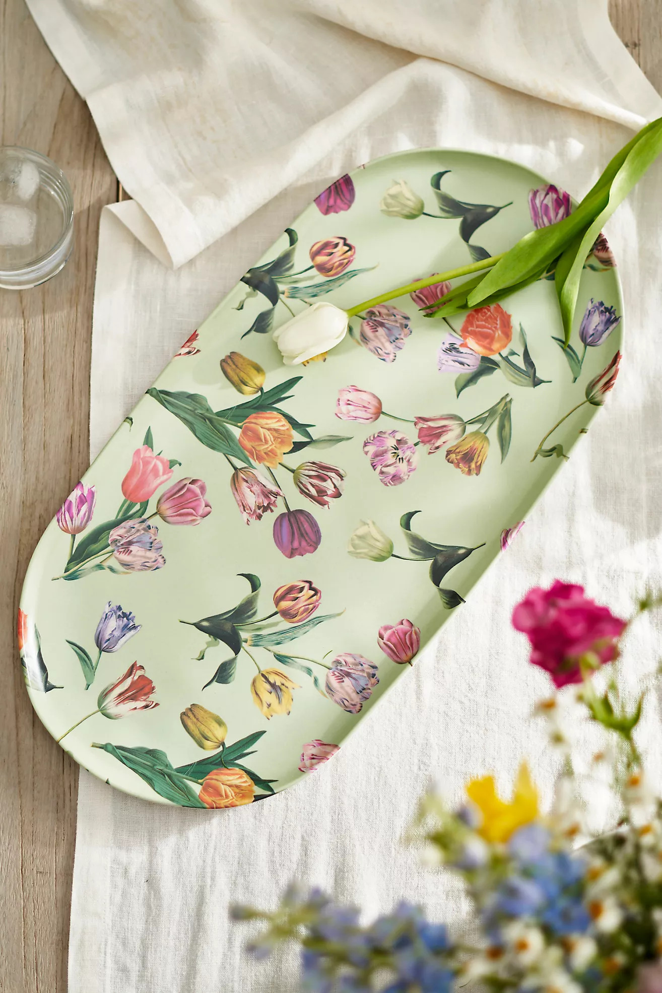 By Hope Floral Melamine Serving Platter | Anthropologie (US)