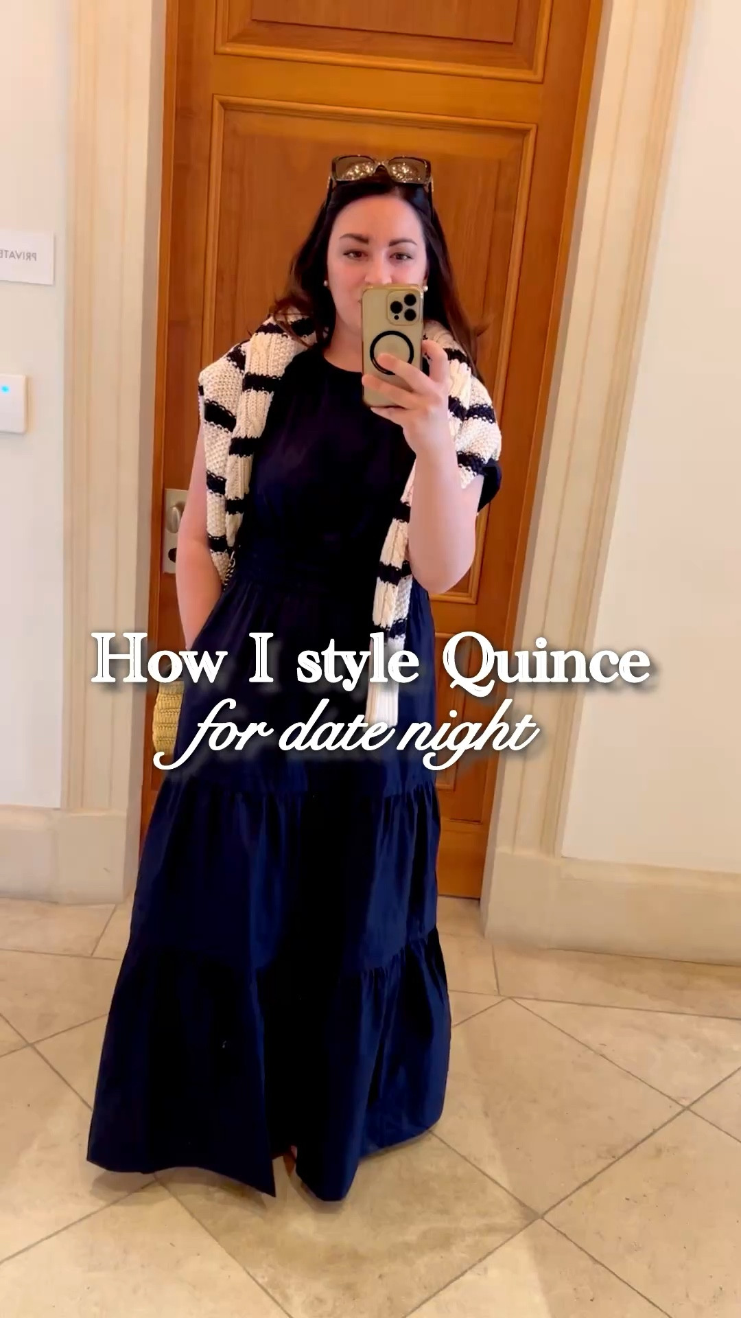 Finally warm enough for my new @Quince dress for date night 😍

#LTKPetite #LTKmomlife #LTKdayinmylife