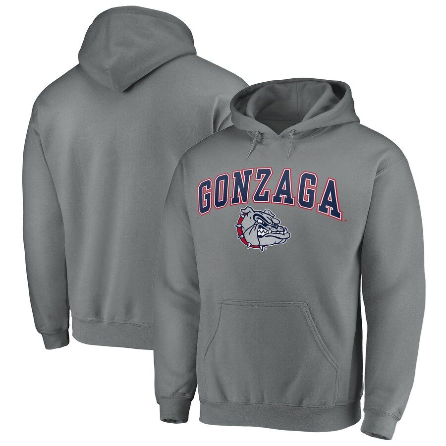 Fanatics Branded Gonzaga Bulldogs Campus Pullover Hoodie - Charcoal | Fanatics