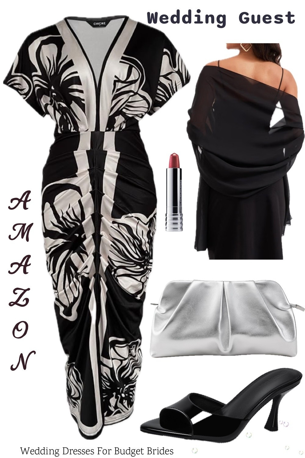 Fall wedding guest outfit idea. All on Amazon. 

Fall outfits women, fall wedding guest dresses, wedding guest dresses summer, fall dresses, date night outfits, fall shoes, wedding guest dress summer.

#LTKootd #LTKWedding #LTKSeasonal
